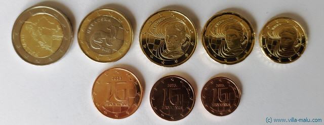Die ersten kroatischen Euromünzen gültig ab 2023