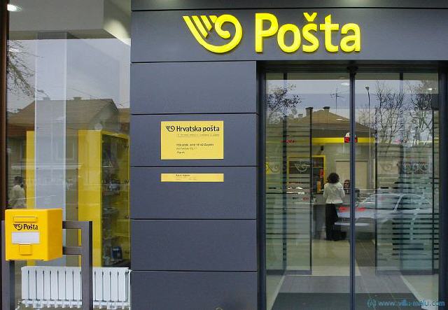 Postamt in Kroatien