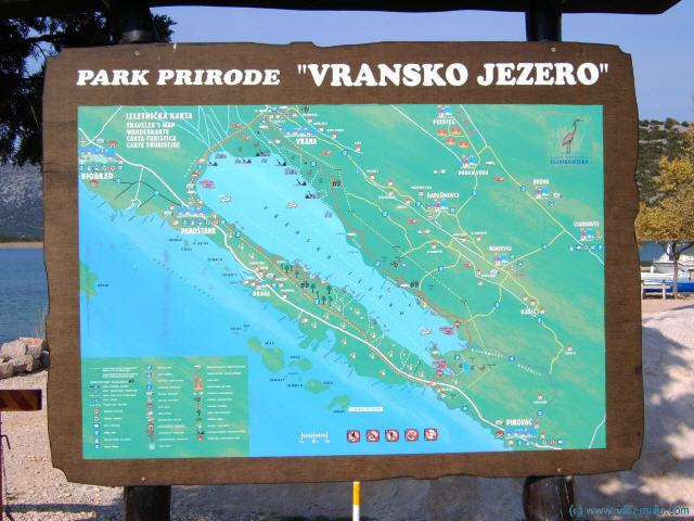 Lageplan Vransko Jezero