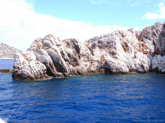 Felswände im Kornati Nationalpark