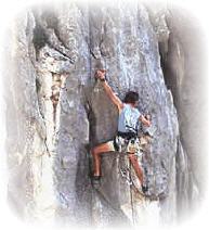 Kletterer im Paklenica Nationalpark